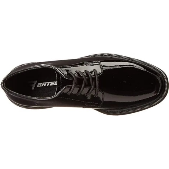 Bates Shoes Bates Women Sentry Oxford High Gloss Black Shoes